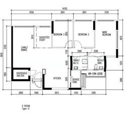 Blk 109B Eastglen @ Canberra (Sembawang), HDB 5 Rooms #610503001